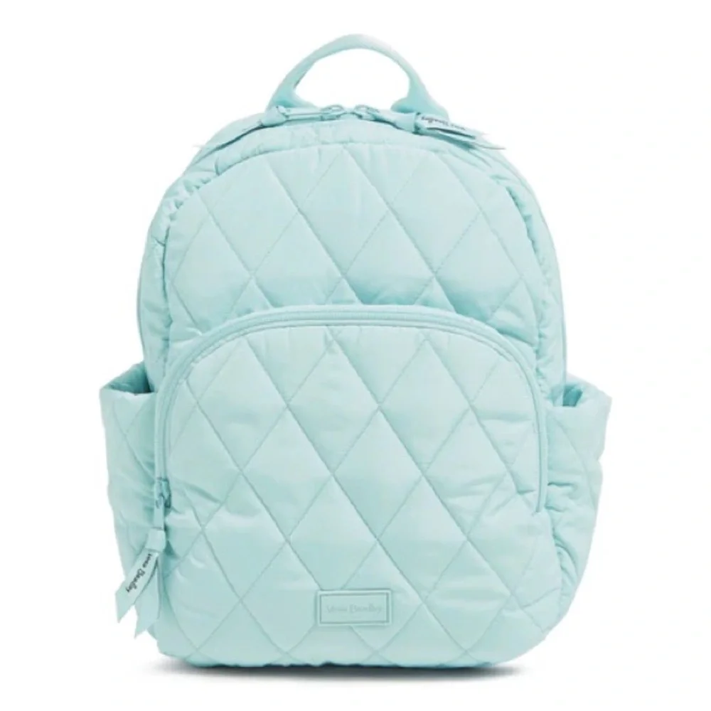 NWOT Vera Bradley Essential Compact Backpack • Sea Salt Blue